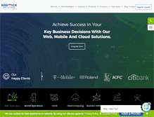 Tablet Screenshot of karmicksolutions.com